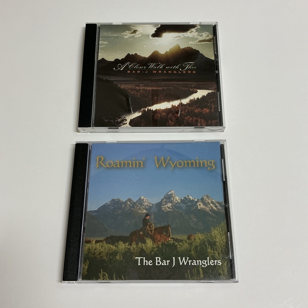 Bar-J Wranglers 2 CDs A Closer Walk With Thee Roamin’ Wyoming Western Christian